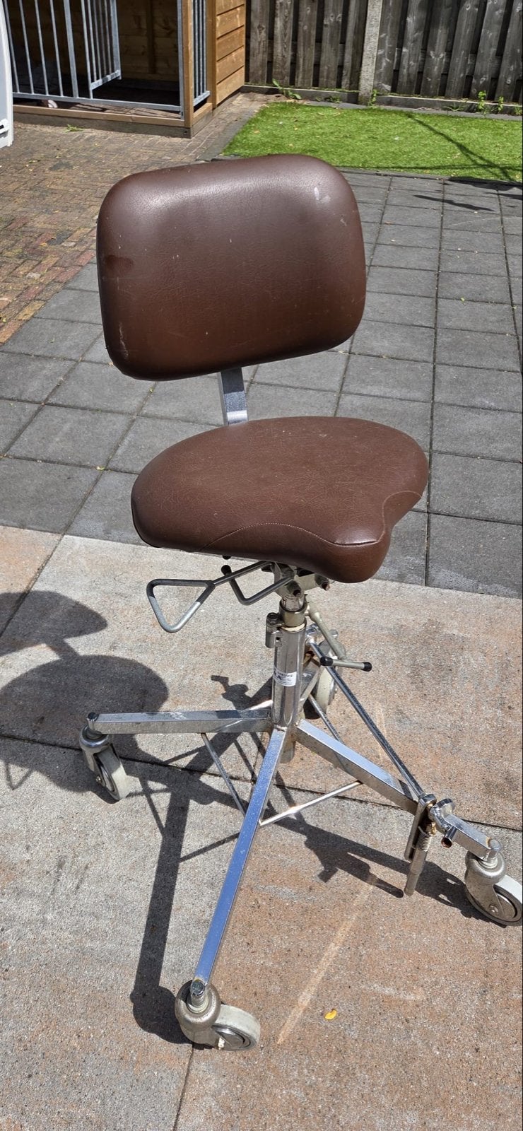 Ergonomische stoel, Huis en Inrichting, Stoelen, Ophalen, Gebruikt, Bruin, Eén