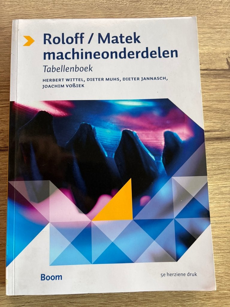 Roloff/Matek Machineonderdelen Tabellenboek, Boeken, Techniek, Gelezen, Boom, Ophalen of Verzenden, Werktuigbouwkunde