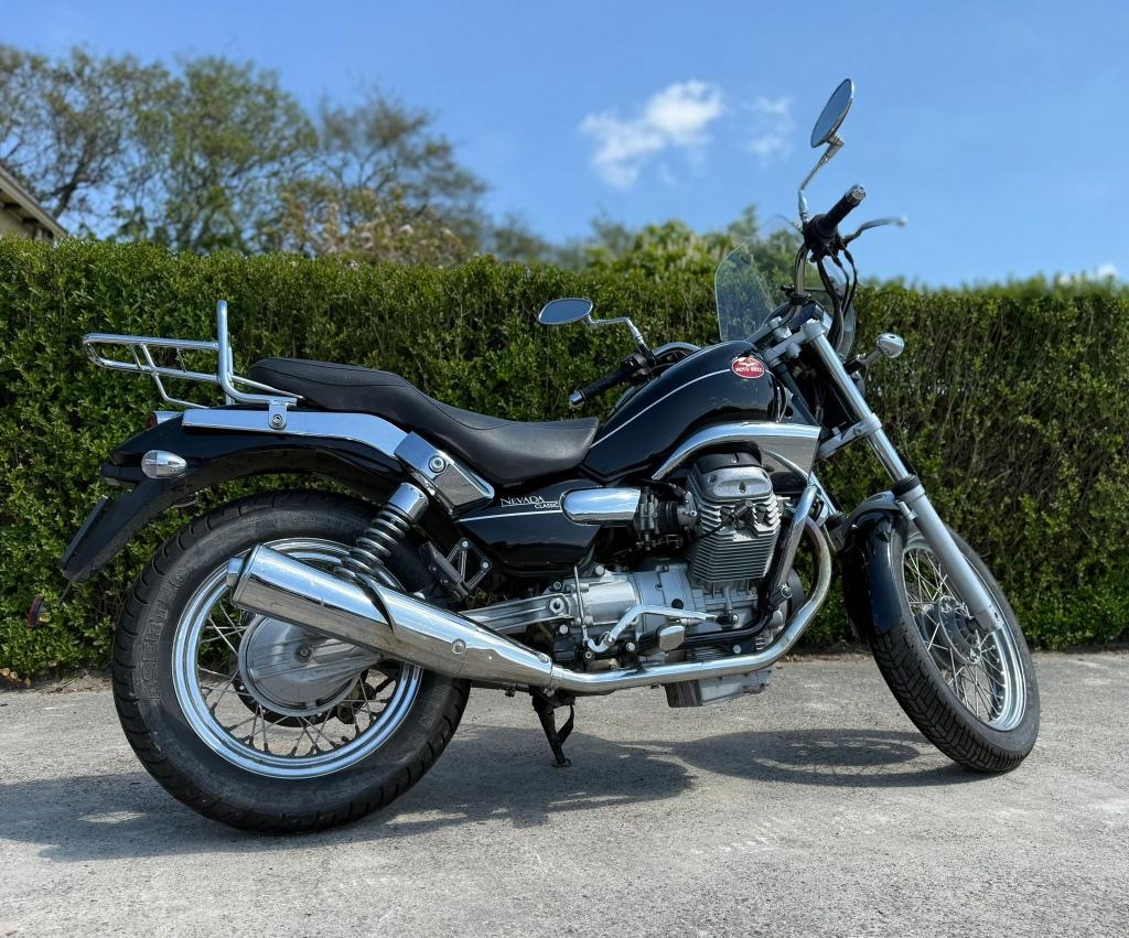 Moto Guzzi Nevada Classic 750, Motoren, Motoren | Moto Guzzi, Cardan-aandrijving, 2 cilinders, Particulier, Toermotor
