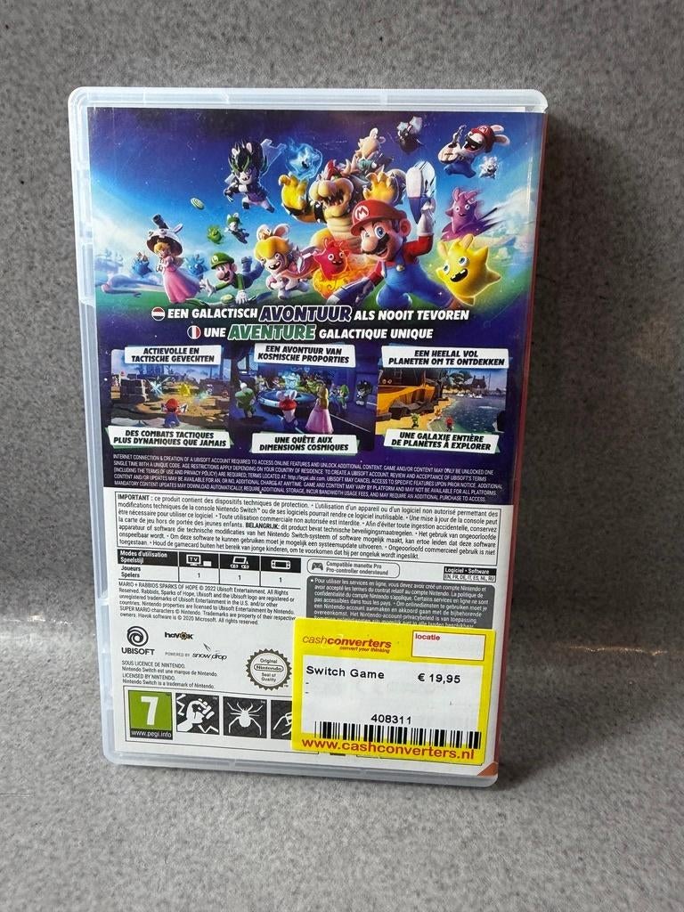 Mario+Rabbids Sparks of Hope | Nintendo Switch game | 408311, Avontuur en Actie, Online, 1 speler, Ophalen of Verzenden