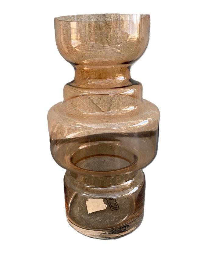 VAAS – ORNAMENT IN AMBER 30 CM NIEUW, -, Overige stijlen, -, Nieuw