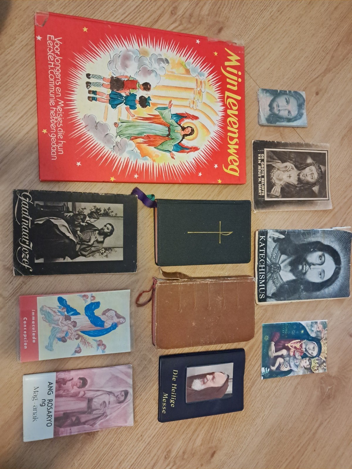 missaal zondagmisboek mijn levensweg katechismus, Antiek en Kunst, Ophalen of Verzenden