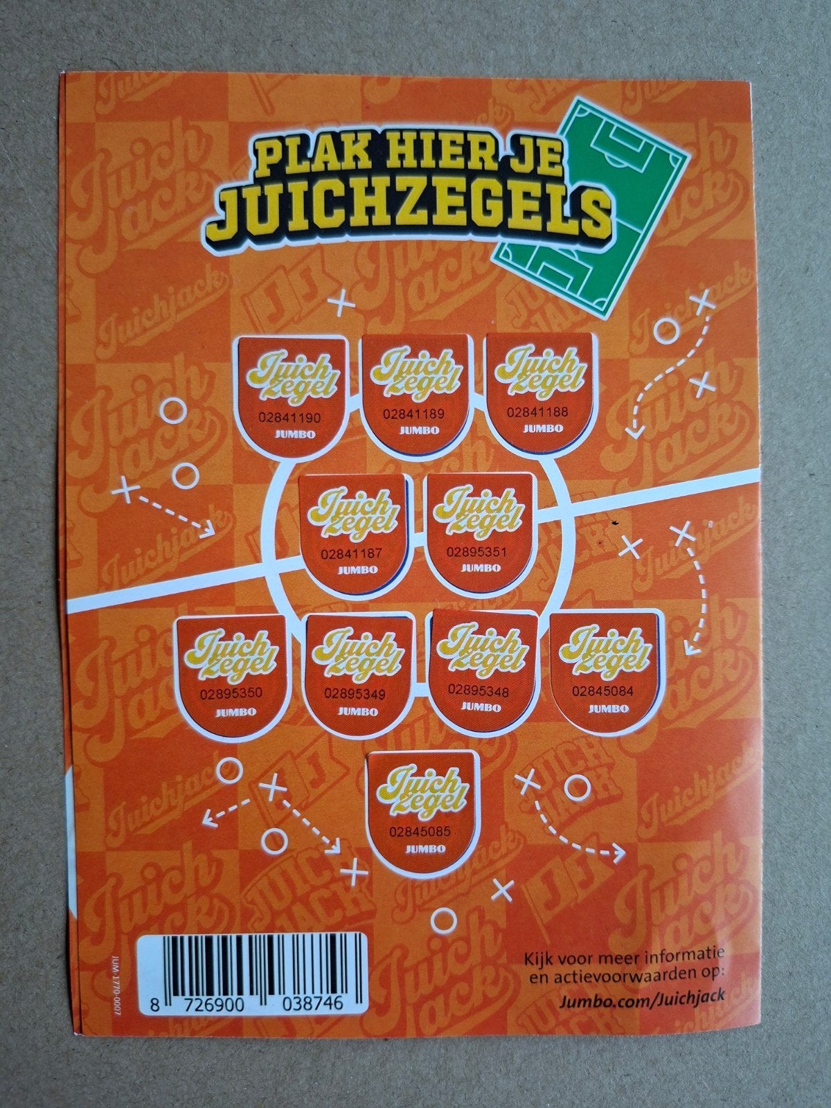 Volle jumbo juichjack spaarkaart, Ophalen of Verzenden, Zo goed als nieuw, Papier of Karton, Overige merken