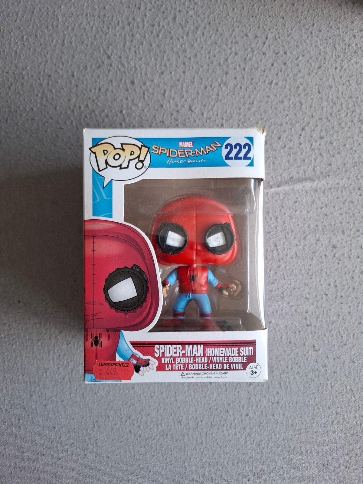 Funko Pop! Spider-Man Homecoming (Homemade Suit) #222, Verzamelen, Poppetjes en Figuurtjes, Verzenden, Gebruikt