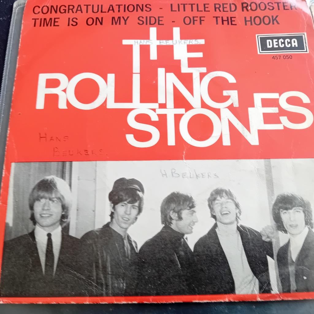 2 singles rolling Stones voor 25 euro, Ophalen of Verzenden, Zo goed als nieuw, Overige formaten, Poprock