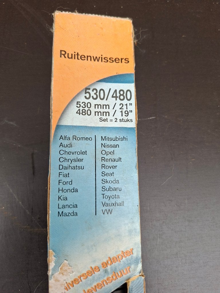 Ruitenwissers, Ophalen, Nieuw