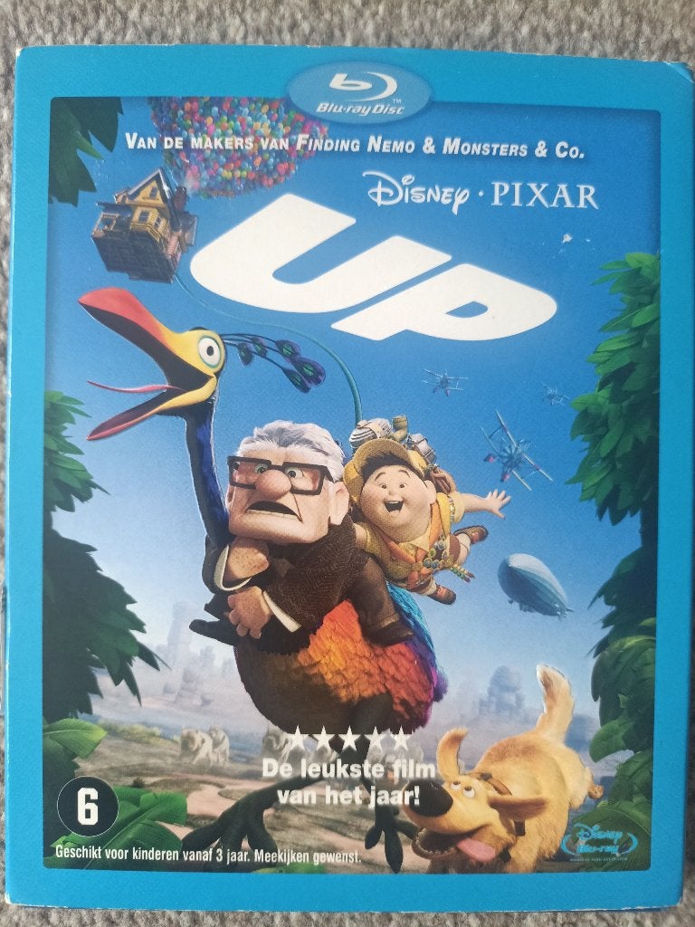 Disney Pixar UP Blu-ray Disc - De leukste film van het jaar!, Ophalen of Verzenden, Zo goed als nieuw, Tekenfilms en Animatie