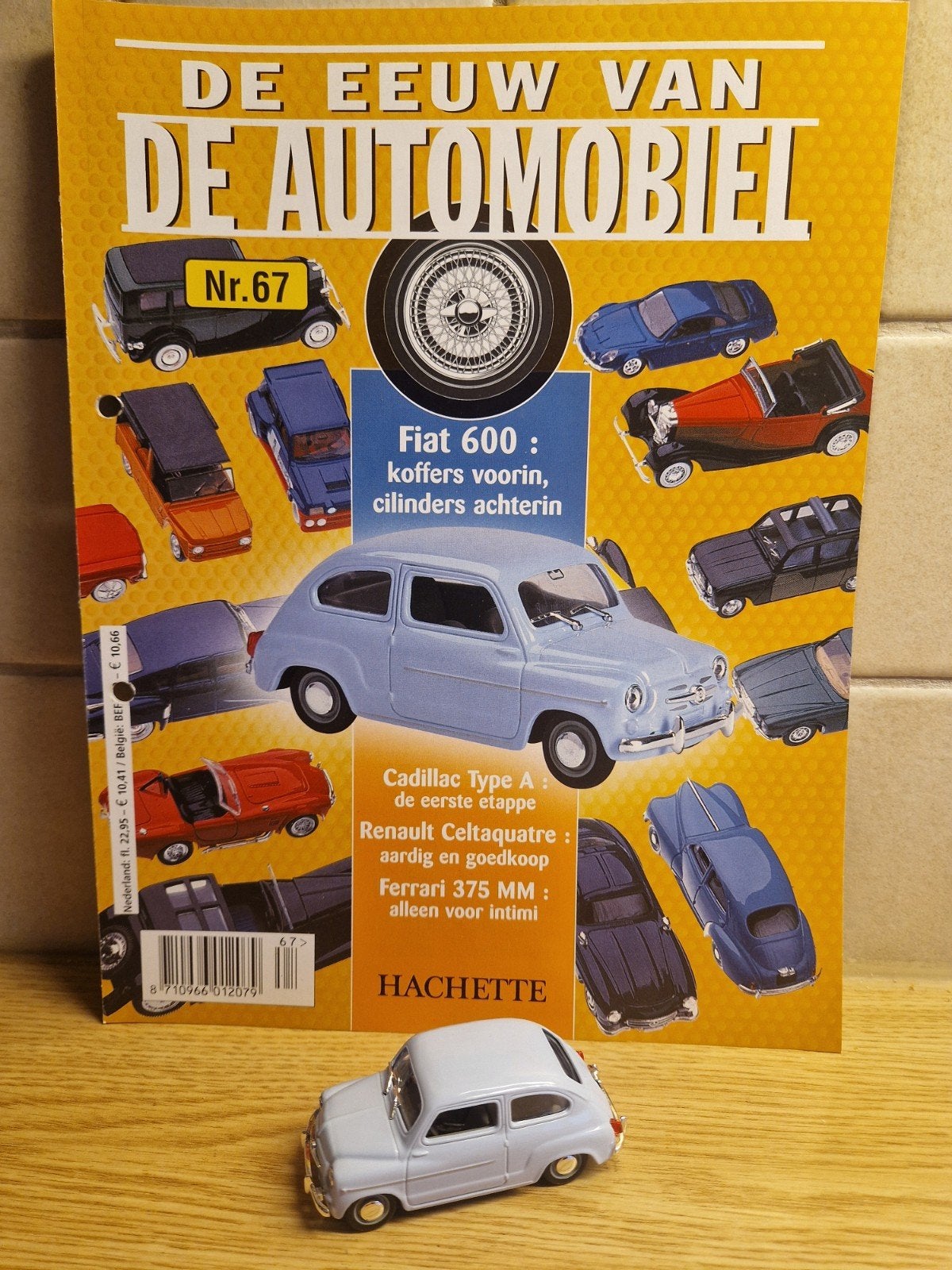 solido fiat 600D tijdschrift doosje, Ophalen of Verzenden, Zo goed als nieuw, Auto, Solido