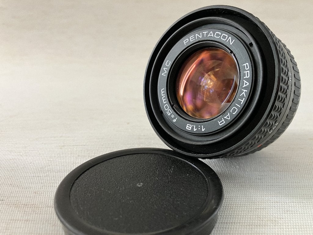 Pentacon Prakticar 50/1,8 MC lens, Audio, Tv en Foto, Fotografie | Lenzen en Objectieven, Overige merken, Gebruikt, Ophalen of Verzenden