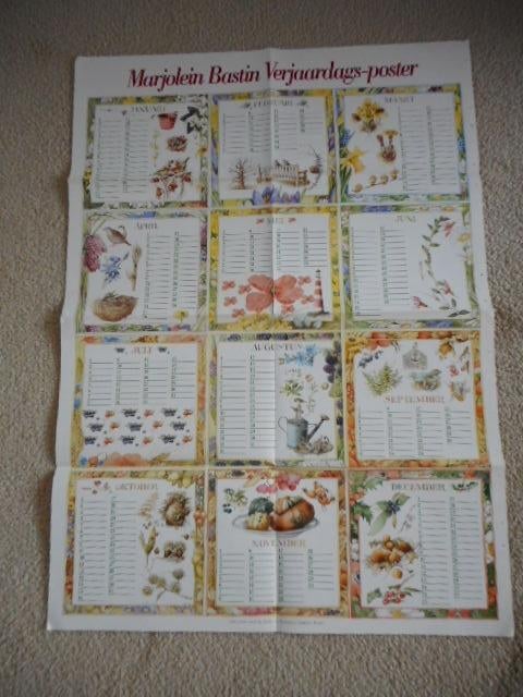 Mooie verjaardagskalender van Marjolein Bastin Nieuw, Verzamelen, Retro, Ophalen of Verzenden, Huis en Inrichting
