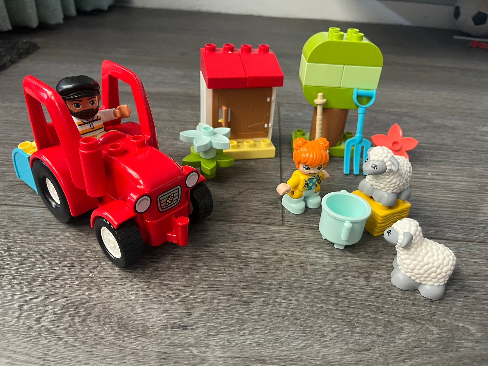 Duplo tractor, Ophalen, Zo goed als nieuw, Duplo