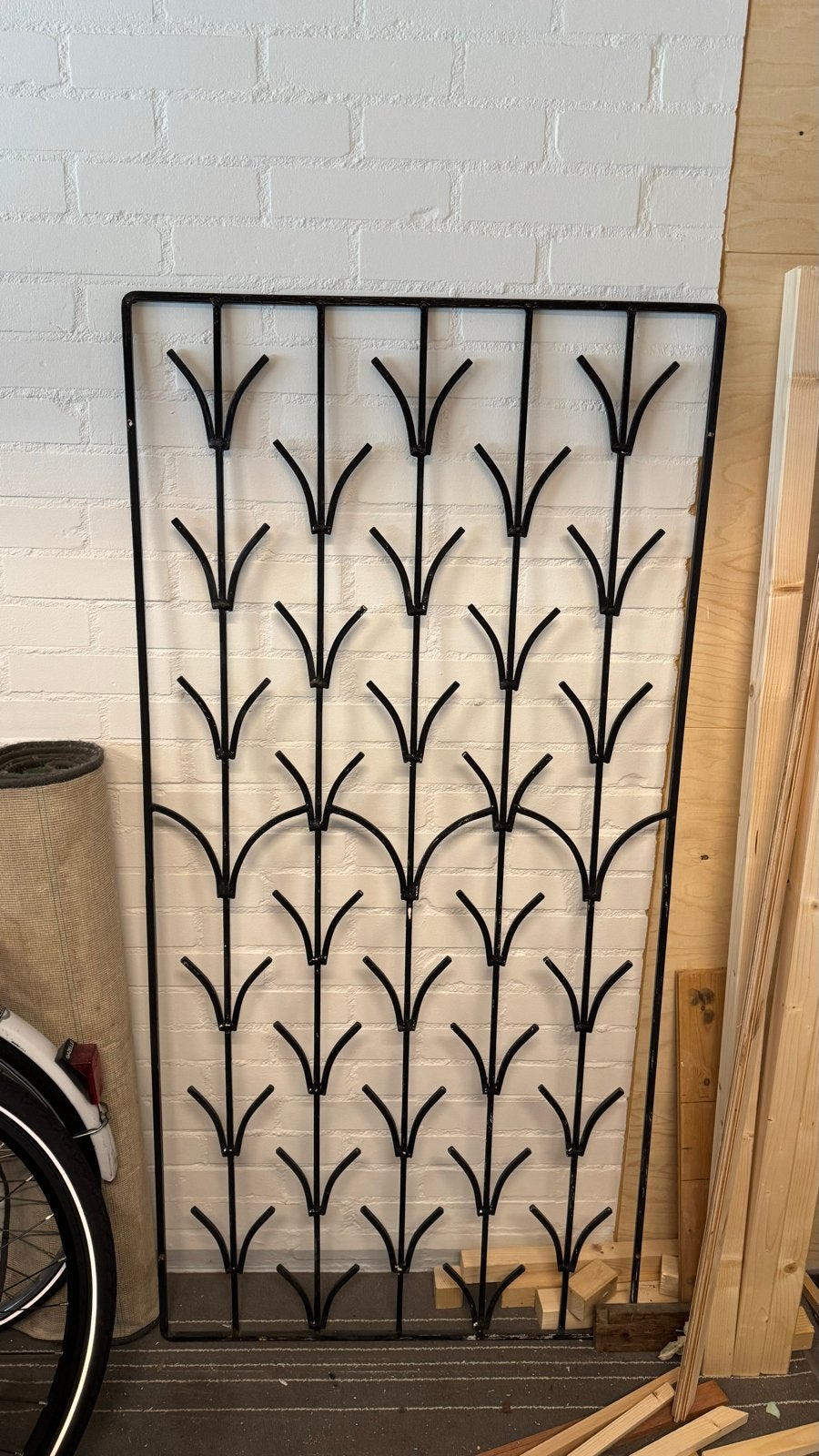 IJzeren rek 150x73 cm, ideaal voor voordeur, Ophalen, Gebruikt, IJzer, Overige typen