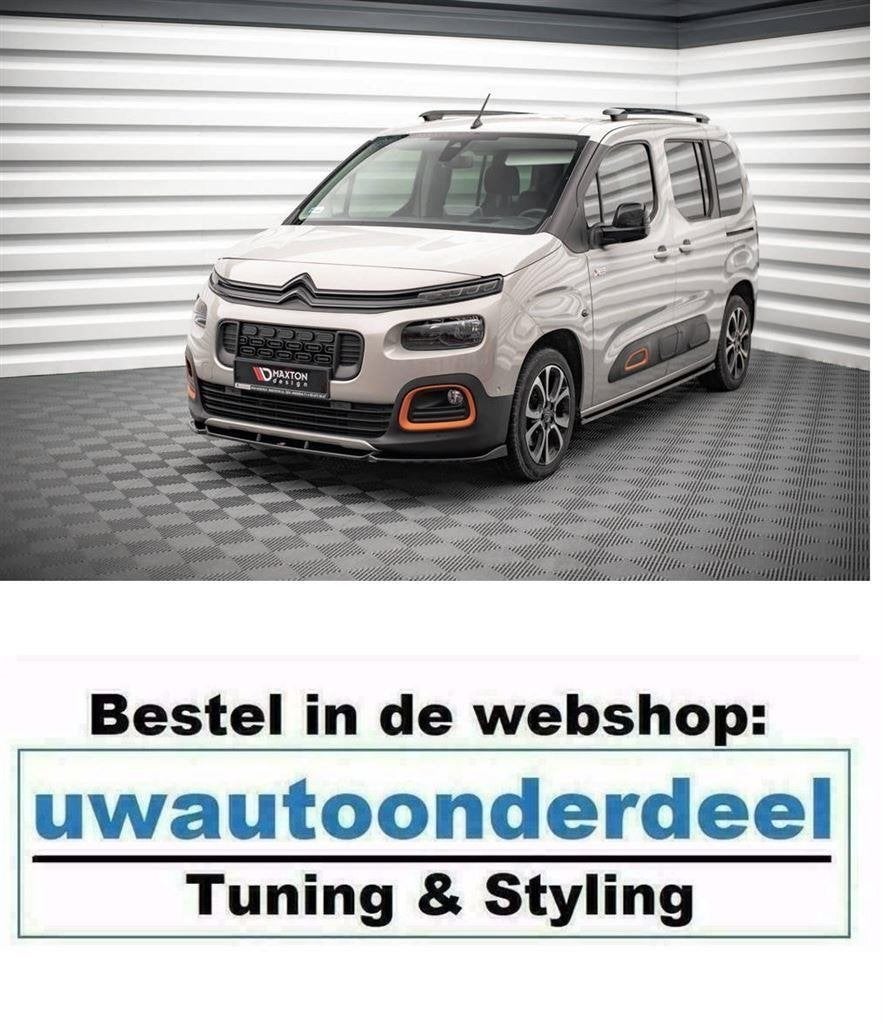 Maxton Design Spoiler Splitter Lip Voor Citroen Berlingo MK3