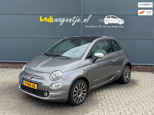 Fiat 500 1.2 Star *carplay *navi *cruise *panoramadak *16”, Voorwielaandrijving, Gebruikt, 4 cilinders, 4 stoelen
