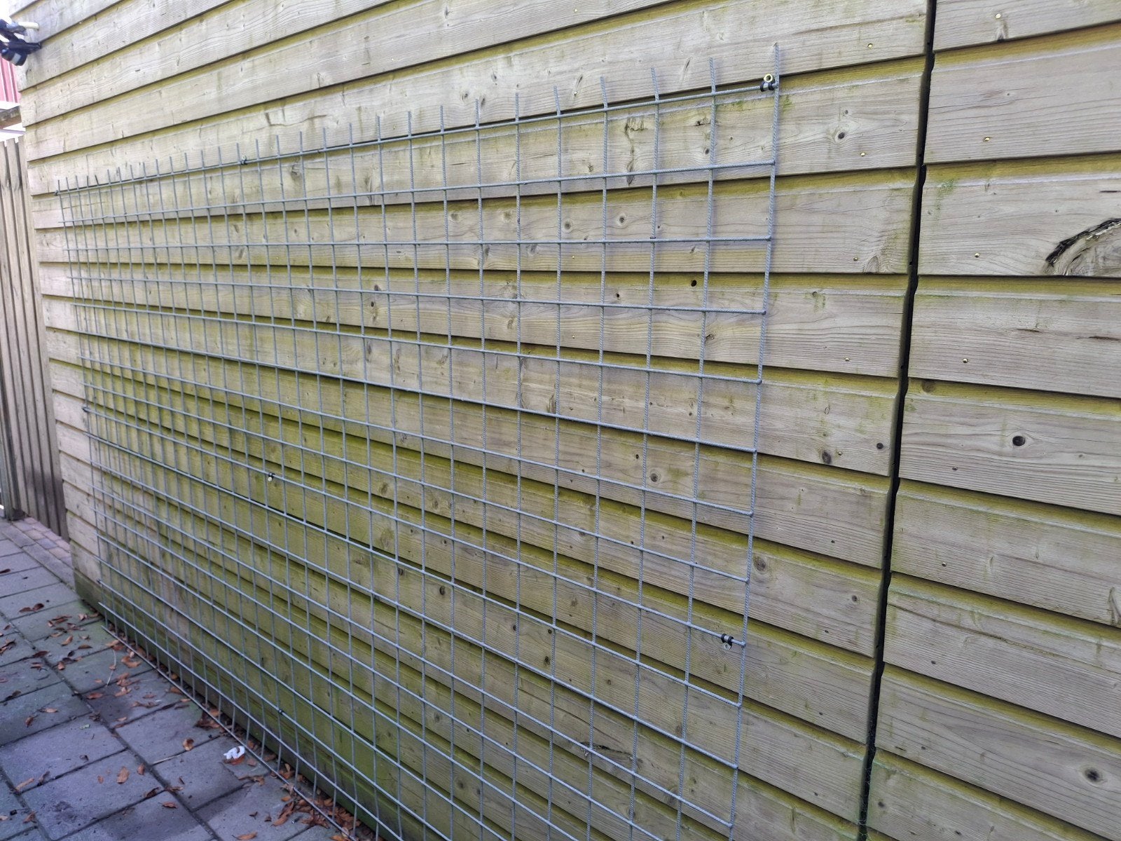 Beton - gaasrek, 2.50m breed, 1.73m hoog, Ophalen, Gebruikt, Minder dan 10 meter, Gaas