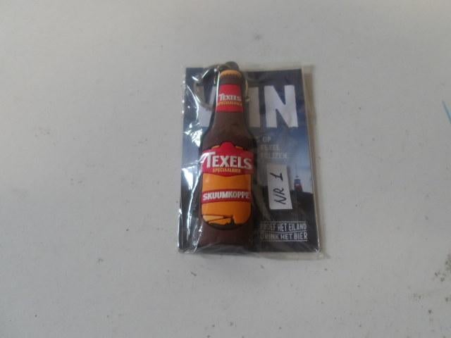 Texels bier sleutelhanger (nr.1), Ophalen of Verzenden, Nieuw, Overige typen, Overige merken