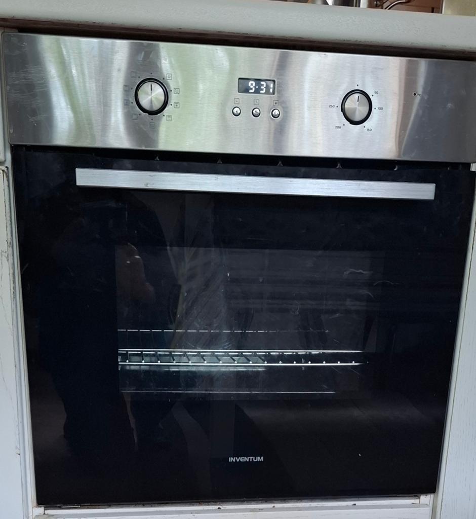Inventum Inbouw Heteluchtoven - Zo goed als nieuw, Hete lucht, Ophalen of Verzenden, Inbouw, 55 tot 60 cm