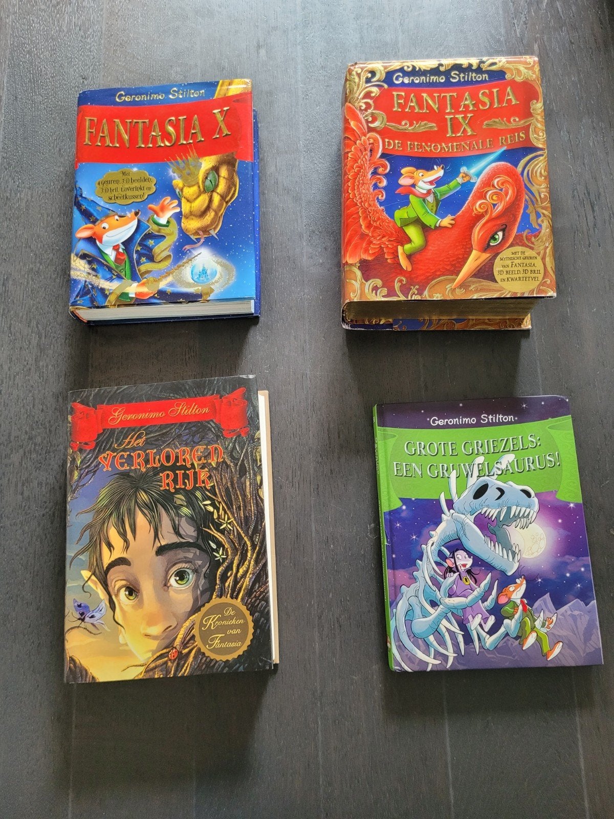 Geronimo Stilton Boeken: Fantasia IX, X, e.a., Ophalen, Zo goed als nieuw