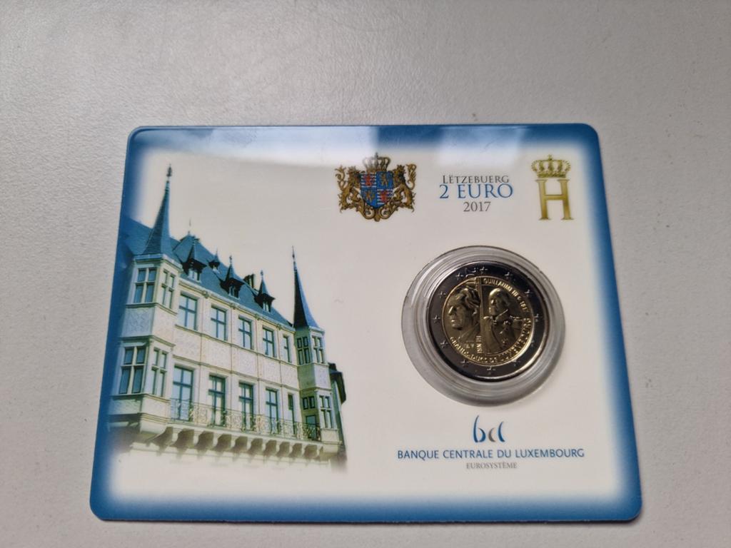 2 euro Luxemburg 2017 Willem, Postzegels en Munten, Munten | Europa | Euromunten, Ophalen of Verzenden, Luxemburg, 2 euro