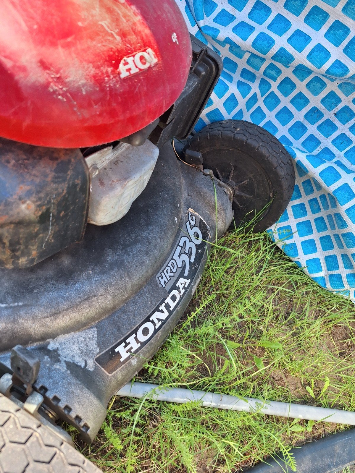 Honda HRD 635C Grasmaaier - Goed Onderhouden, Tuin en Terras, Grasmaaiers, Ophalen of Verzenden, Gebruikt