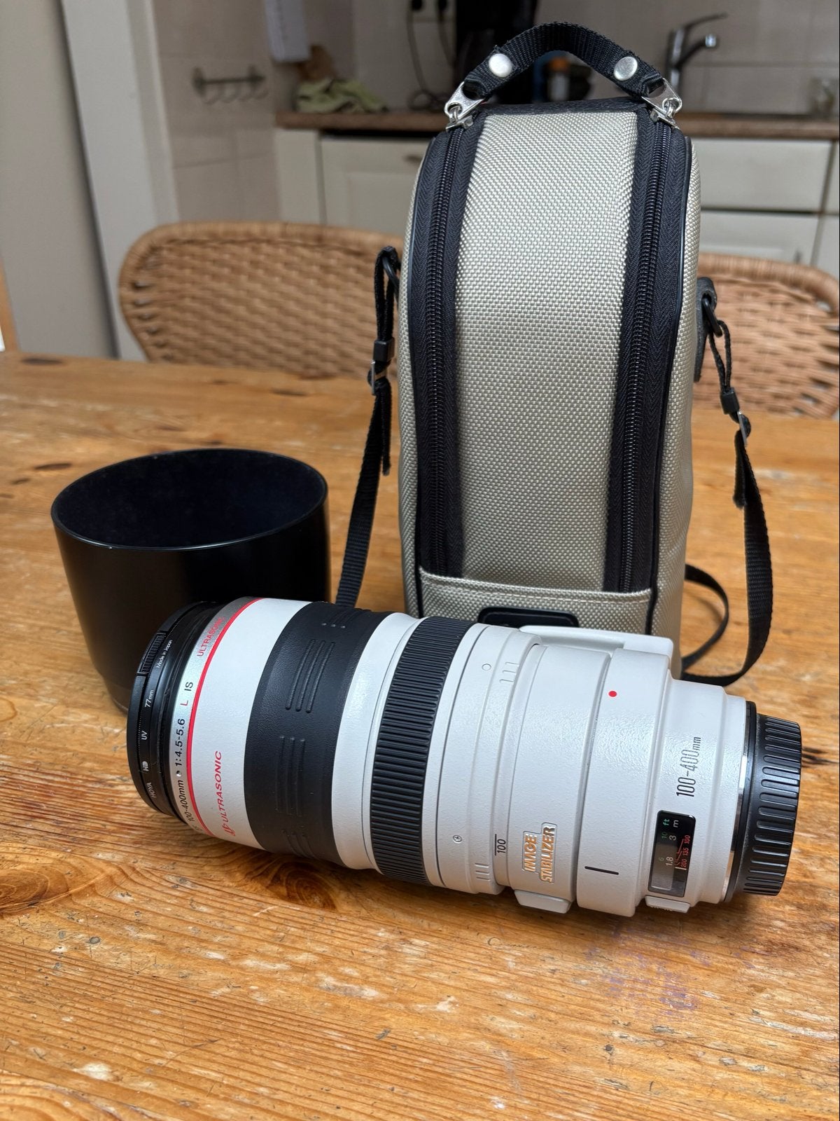 Canon EF 100-400mm f/4.5-5.6L IS USM Telelens, Canon, Autofocus, Zo goed als nieuw, Canon EF