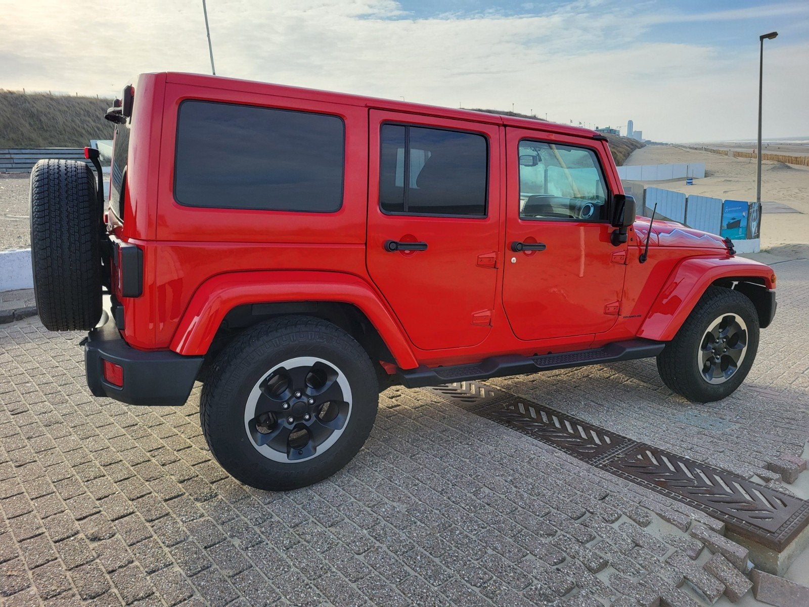 Jeep Wrangler 2.8 CRD BWJ 2016 prijs excl. btw, Auto's, Automaat, Zwart, 4 cilinders, Leder