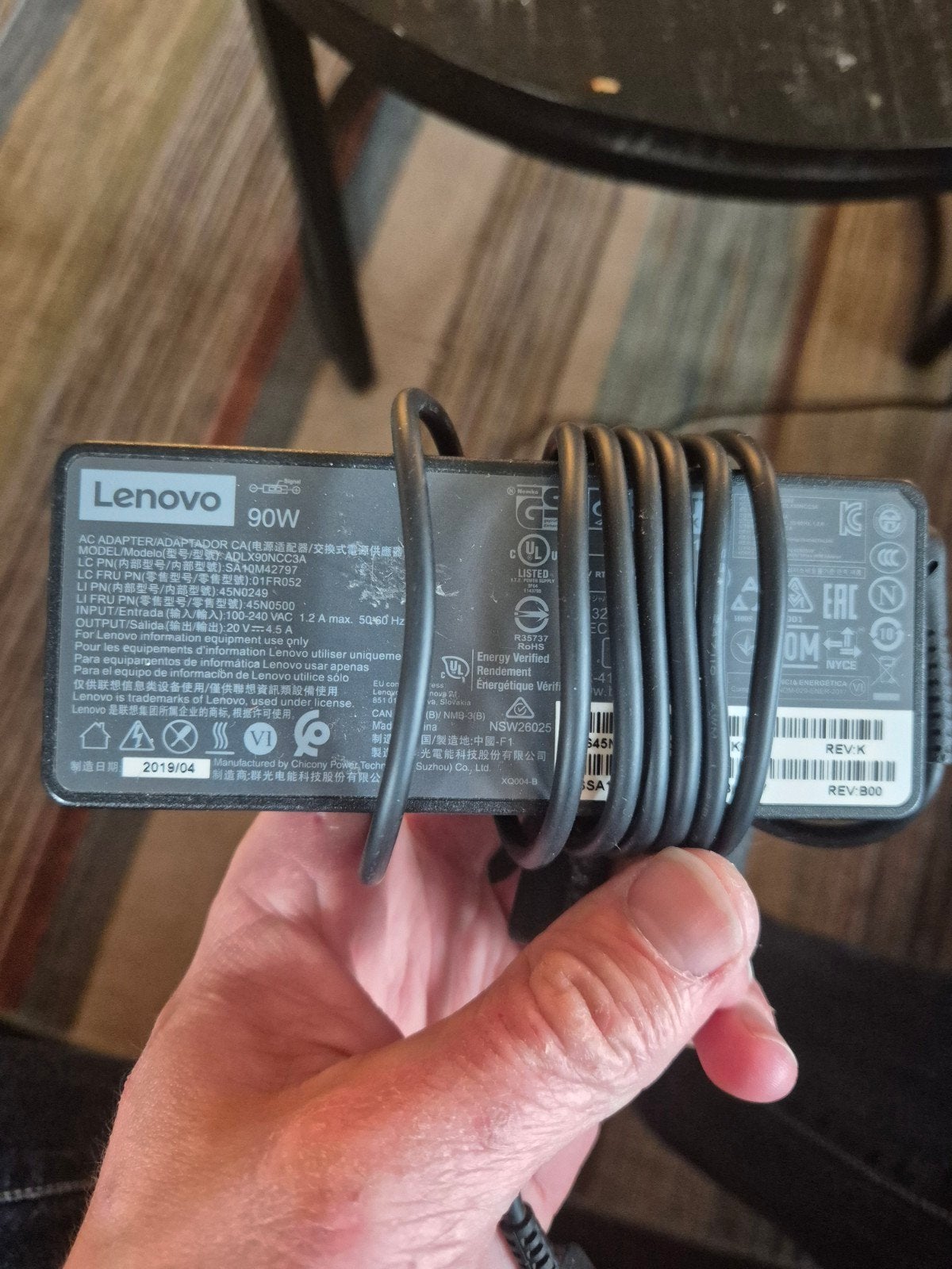 Lenovo ThinkPad oplader 90W, -, -, Ophalen of Verzenden, Zo goed als nieuw