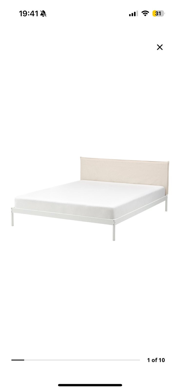 IKEA KLEPPSTAD Bed, Ophalen, Zo goed als nieuw, Eenpersoons