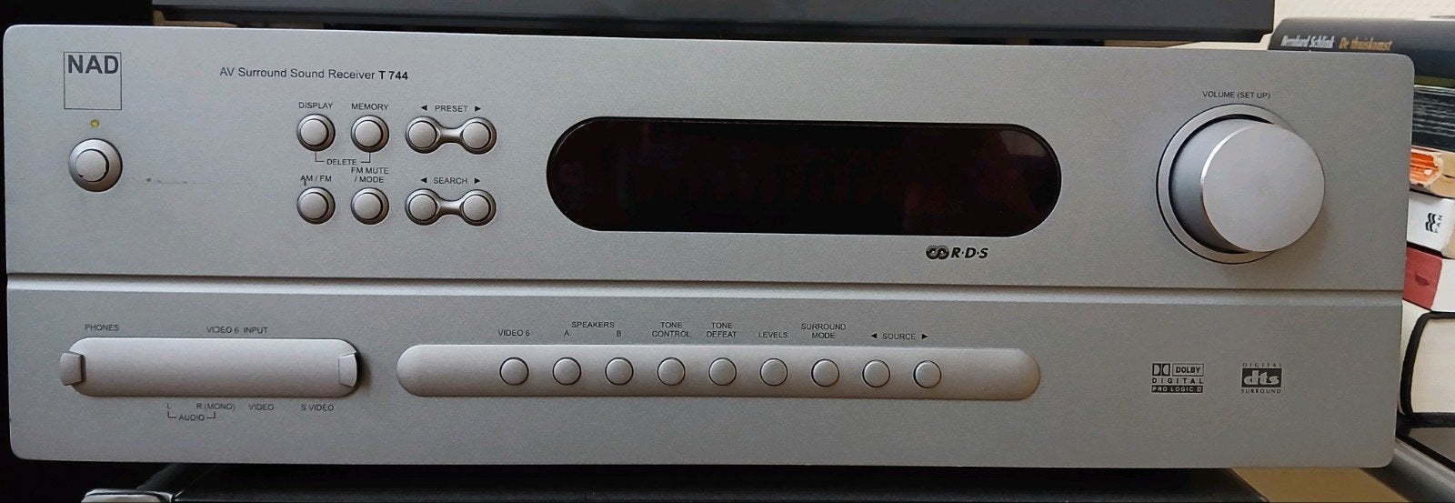 NAD T744 AV Surround 5.1, Overige merken, Gebruikt, Ophalen of Verzenden, 60 tot 120 watt