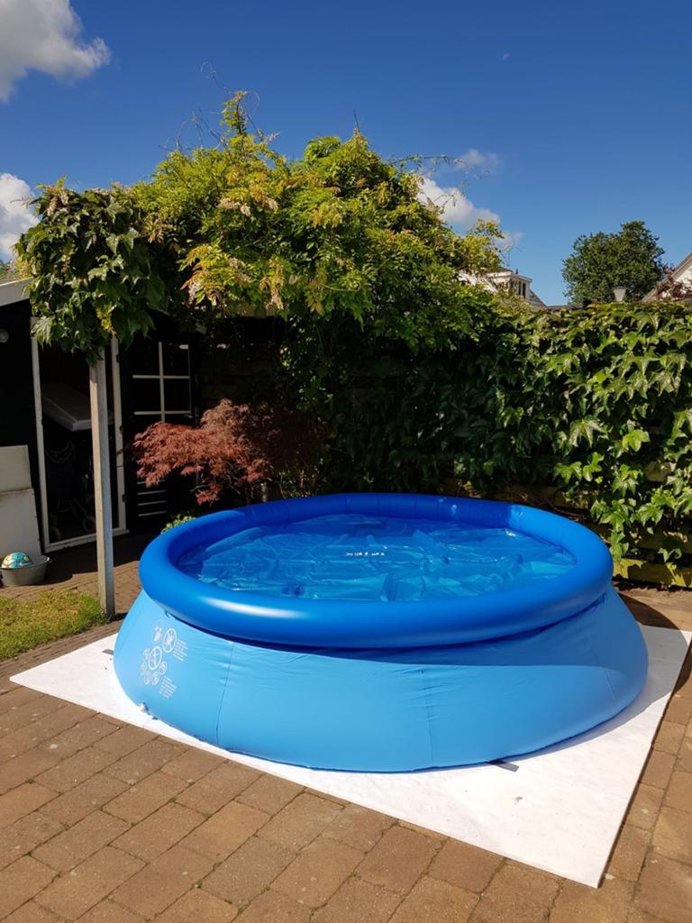 Intex Easy Set Zwembad 3.05m x 76cm met filterpomp, Tuin en Terras, Zwembaden, Gebruikt, Rond, Ophalen of Verzenden, Opzetzwembad