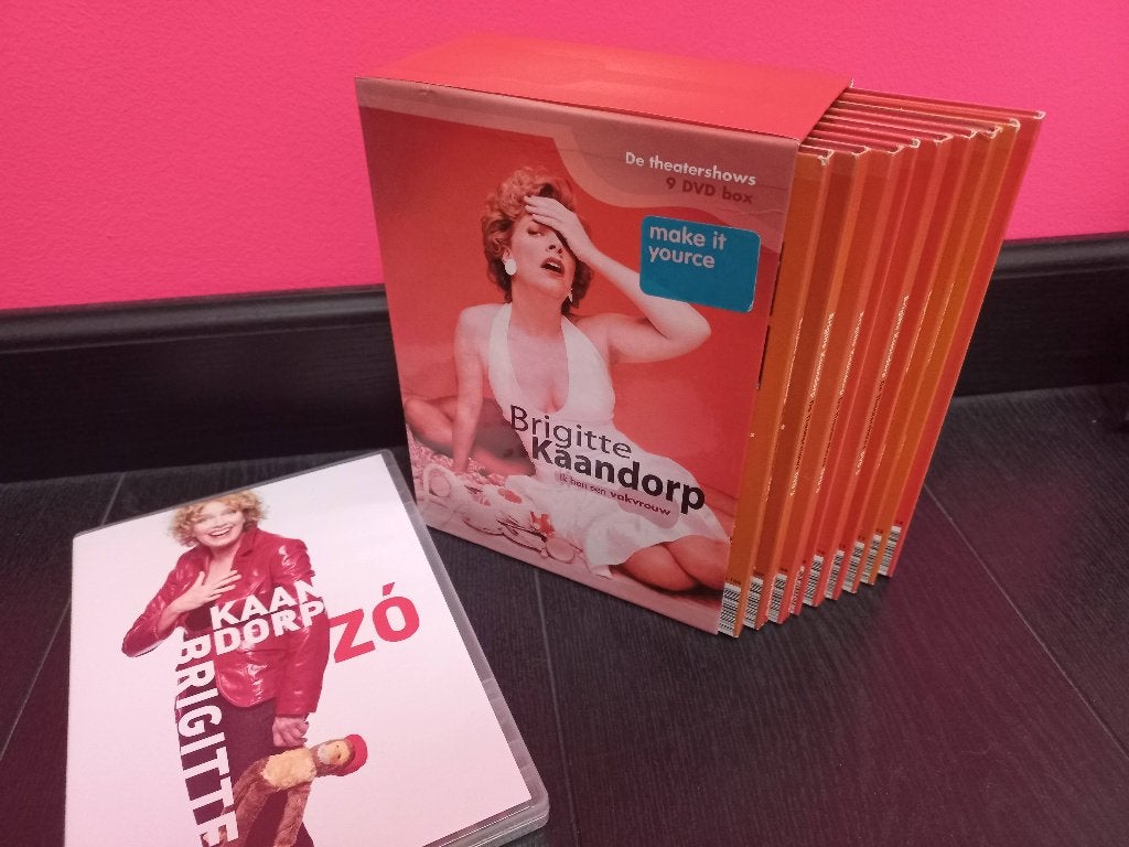 brigitte kaandorp : ik ben een vakvrouw dvd box, Stand-up of Theatershow, Overige artiesten, Ophalen of Verzenden, Zo goed als nieuw