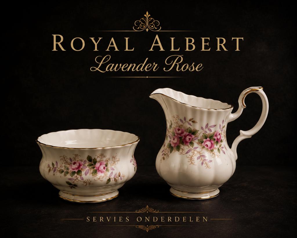 Gezocht serviesdelen Royal Albert Lavender Rose, Antiek en Kunst, Ophalen of Verzenden