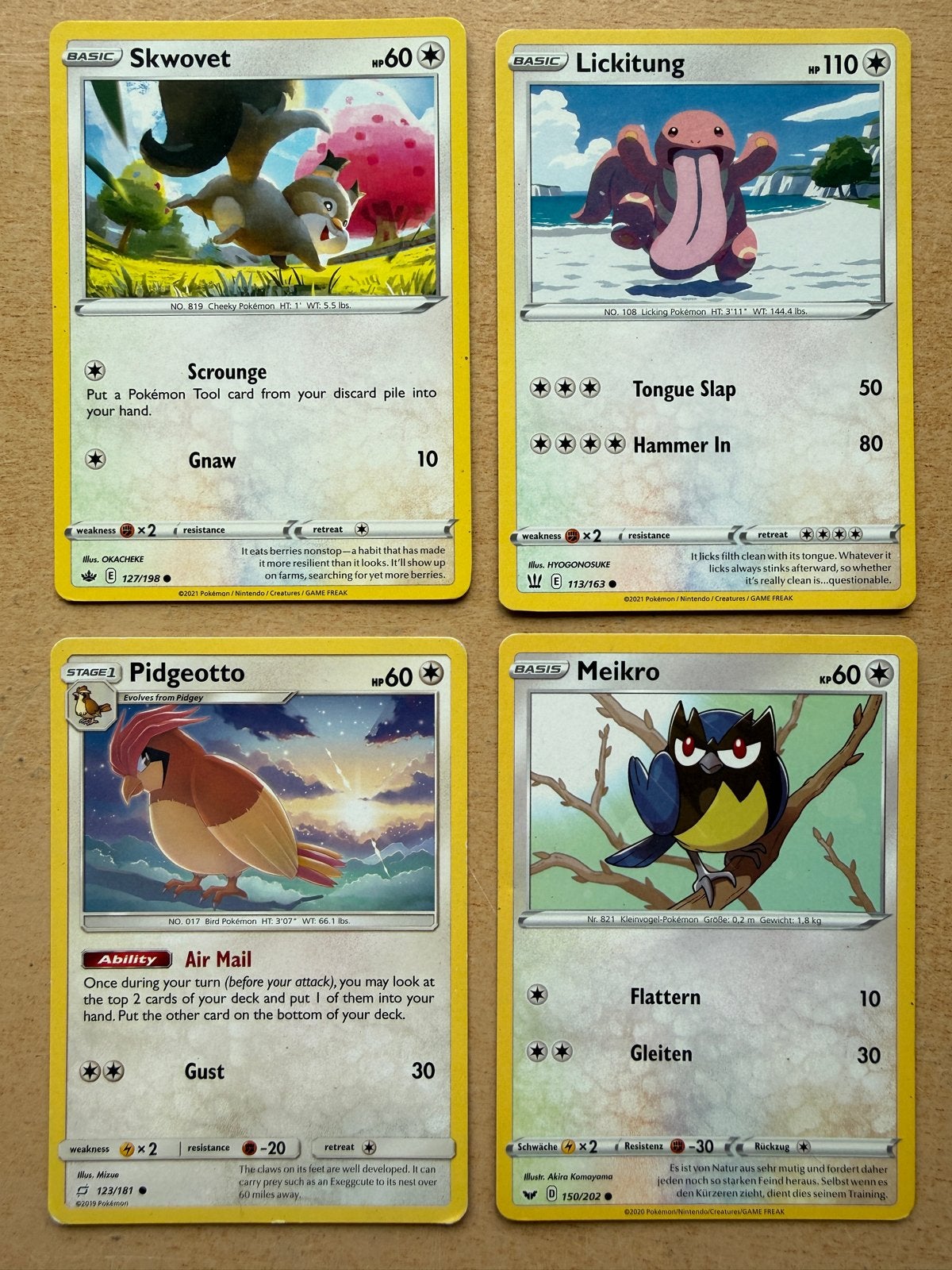 Pokémon Kaarten Collectie - Diverse Basis en Evolutie, Verzenden, Gebruikt, Meerdere kaarten