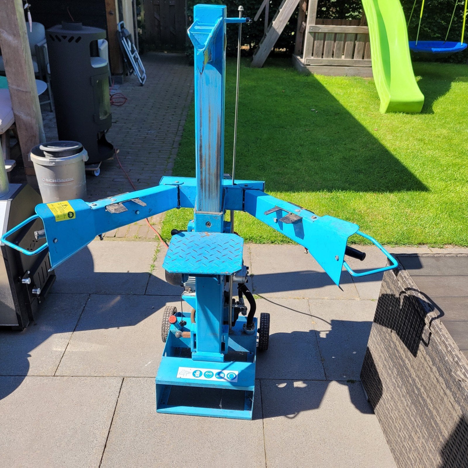 Güde 4 tons staande houtklover 230v, Ophalen, Gebruikt
