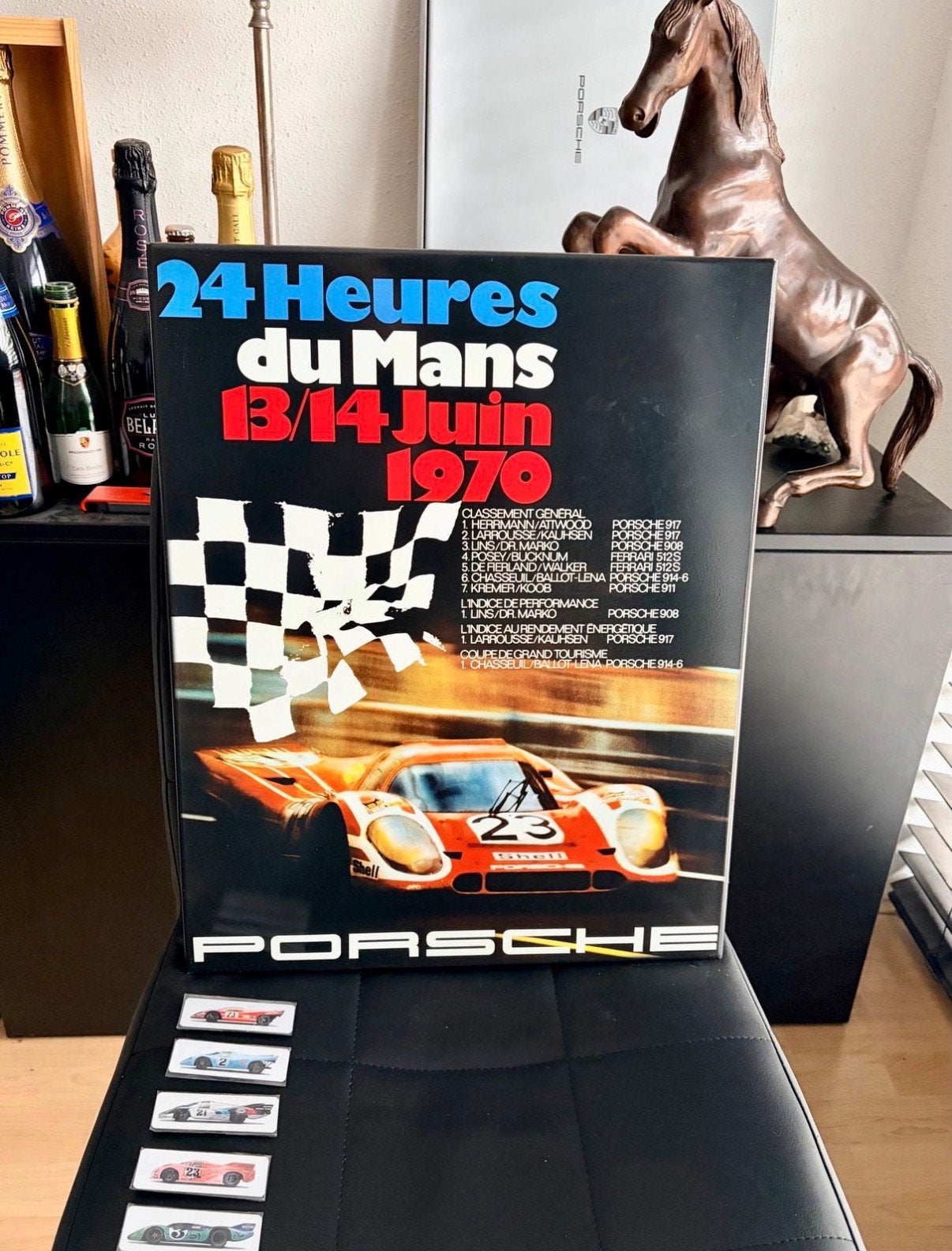 Porsche 917 Le Mans emaille reclamebord  lim. Editon, Ophalen of Verzenden, Zo goed als nieuw