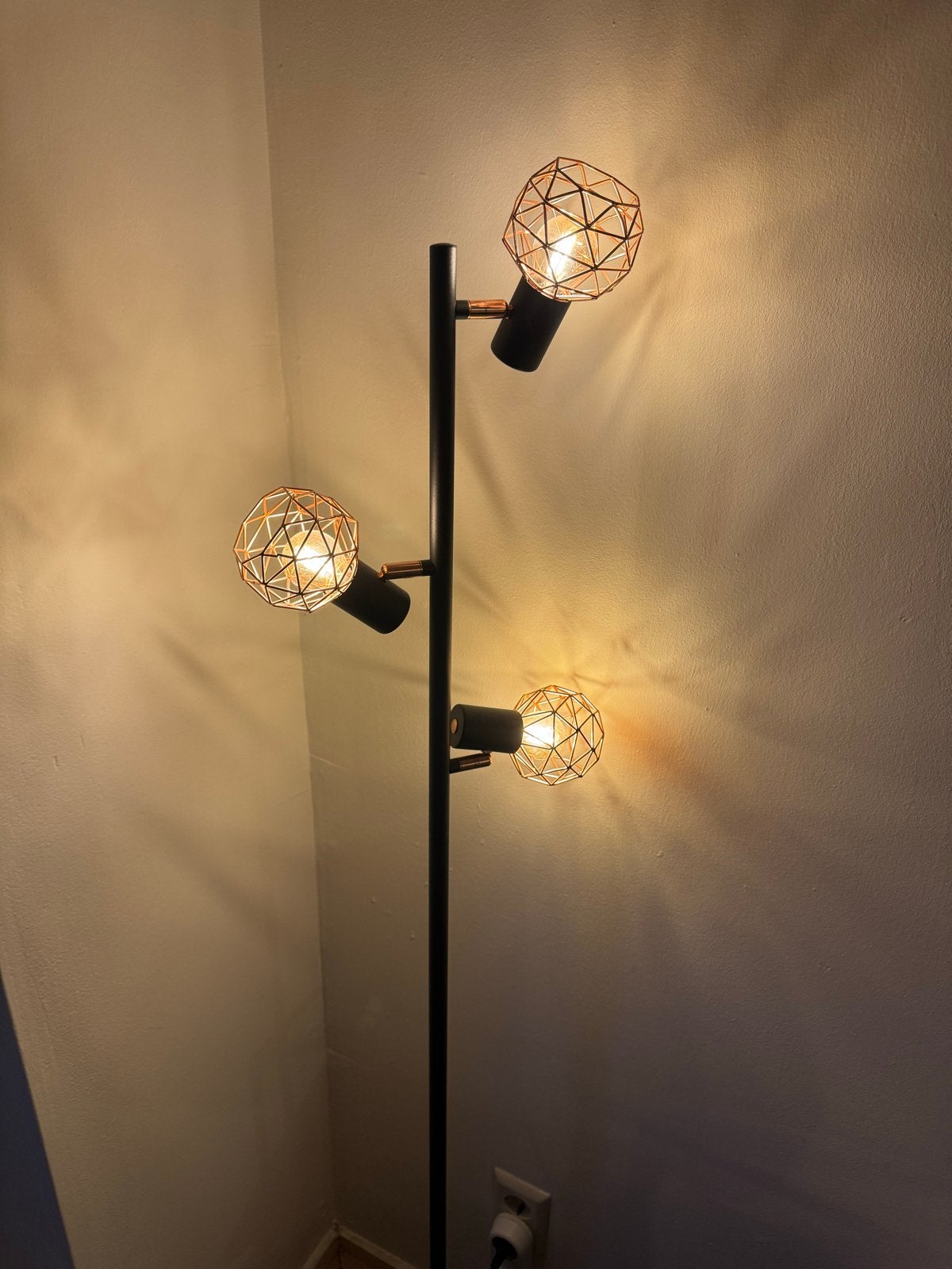 Moderne staande lamp, Huis en Inrichting, Lampen | Vloerlampen, Gebruikt, 150 tot 200 cm, Metaal, Ophalen