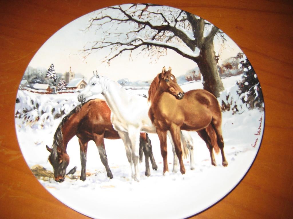 Porseleinen verzamelbord, Spode, Christmas Eve, Ophalen of Verzenden, Zo goed als nieuw, Porselein, Bord of Schaal