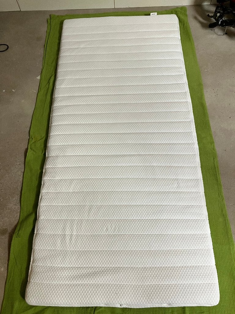 Nisseholm topper 90 x 200cm wit 1 x gebruikt (ikea), 90 cm, Eenpersoons, Ophalen of Verzenden, Zo goed als nieuw