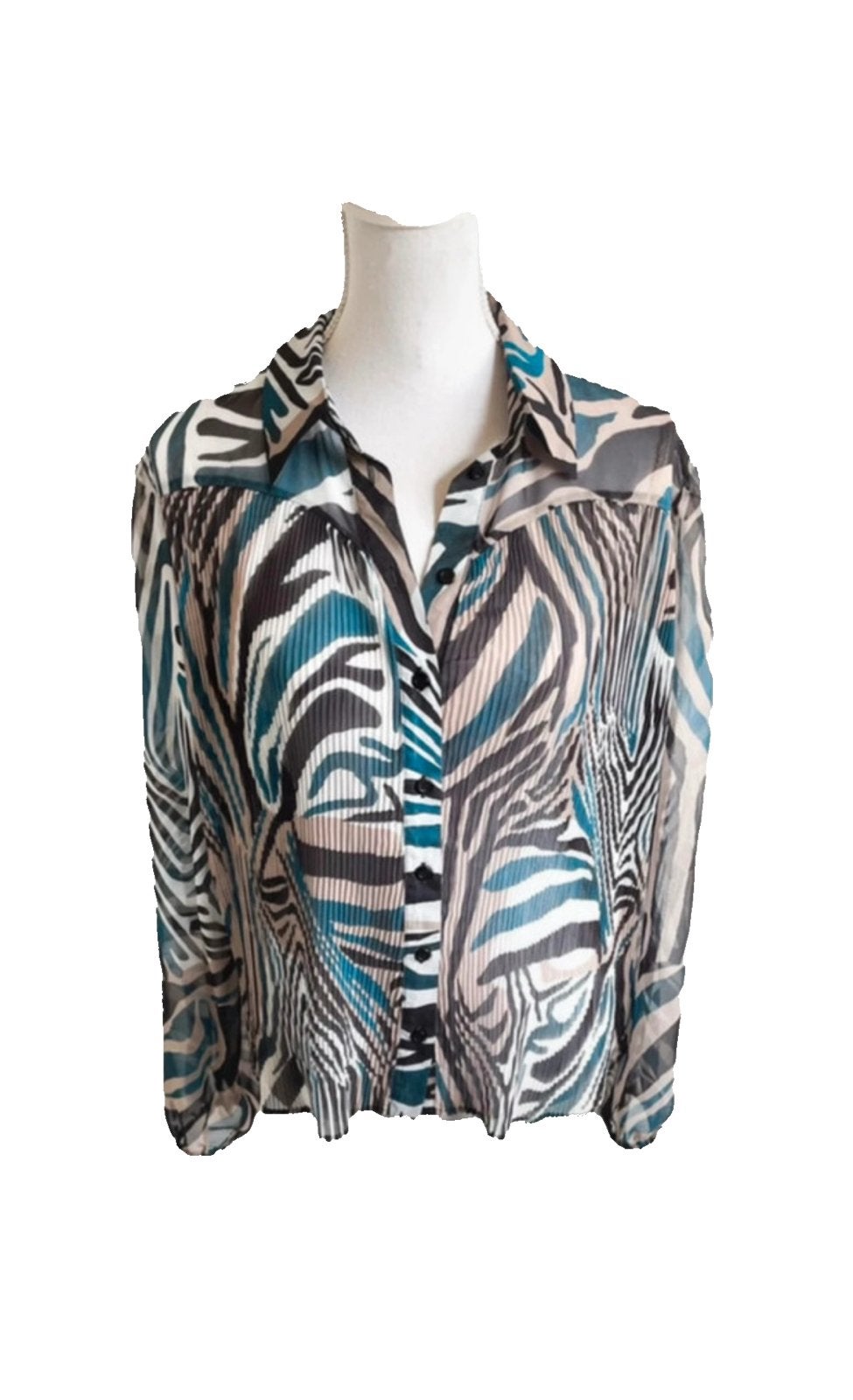 Mooie blouse van Elvira 44, Info@elvira-collections.com, Meerkleurig, Arto International, Maat 42/44 (L)