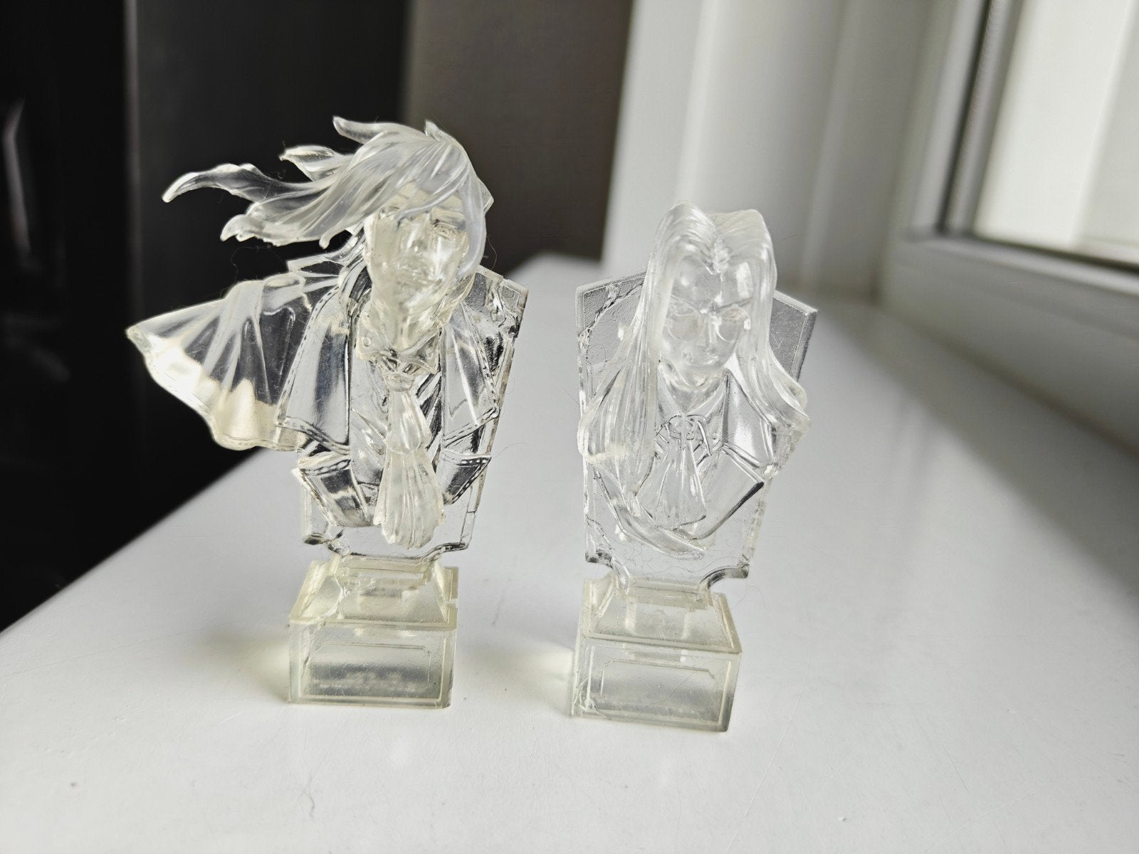 Hellsing Alucard & Integra Bust Up Series Clear anime figure, Ophalen of Verzenden