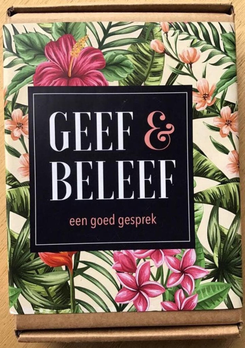 Geef & Beleef kaartspel - NIEUW, Hobby en Vrije tijd, Vijf spelers of meer, Ophalen of Verzenden, Zo goed als nieuw