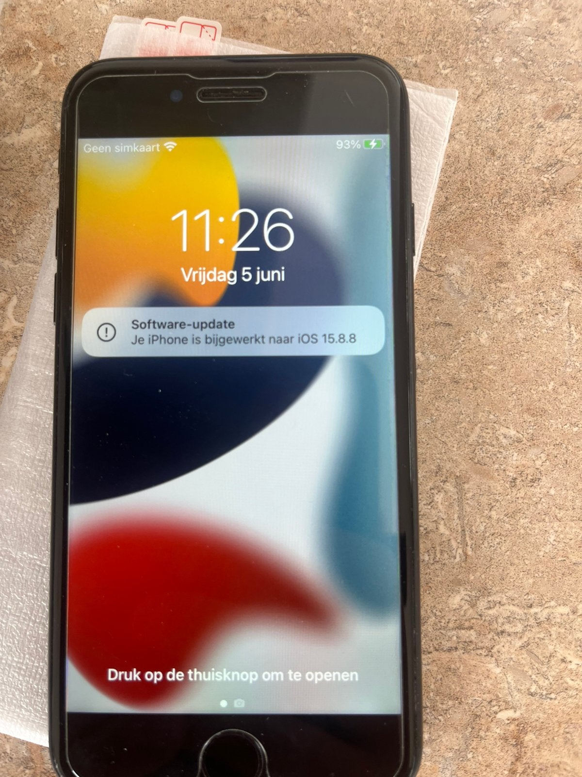 Apple iPhone 7 - Nette staat met Otterbox en accessoires, Ophalen, Gebruikt, Zwart, 64 GB