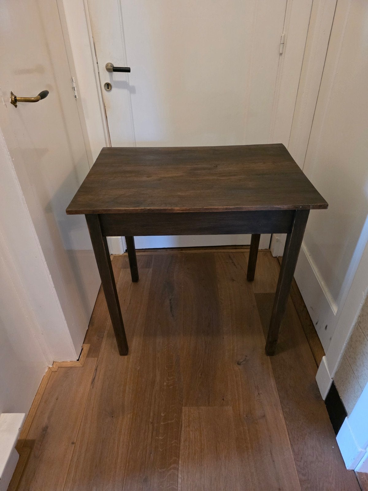 Eiken tafeltje 58x80x76 cm, Ophalen, 75 cm of meer, 60 cm of meer, Rechthoekig