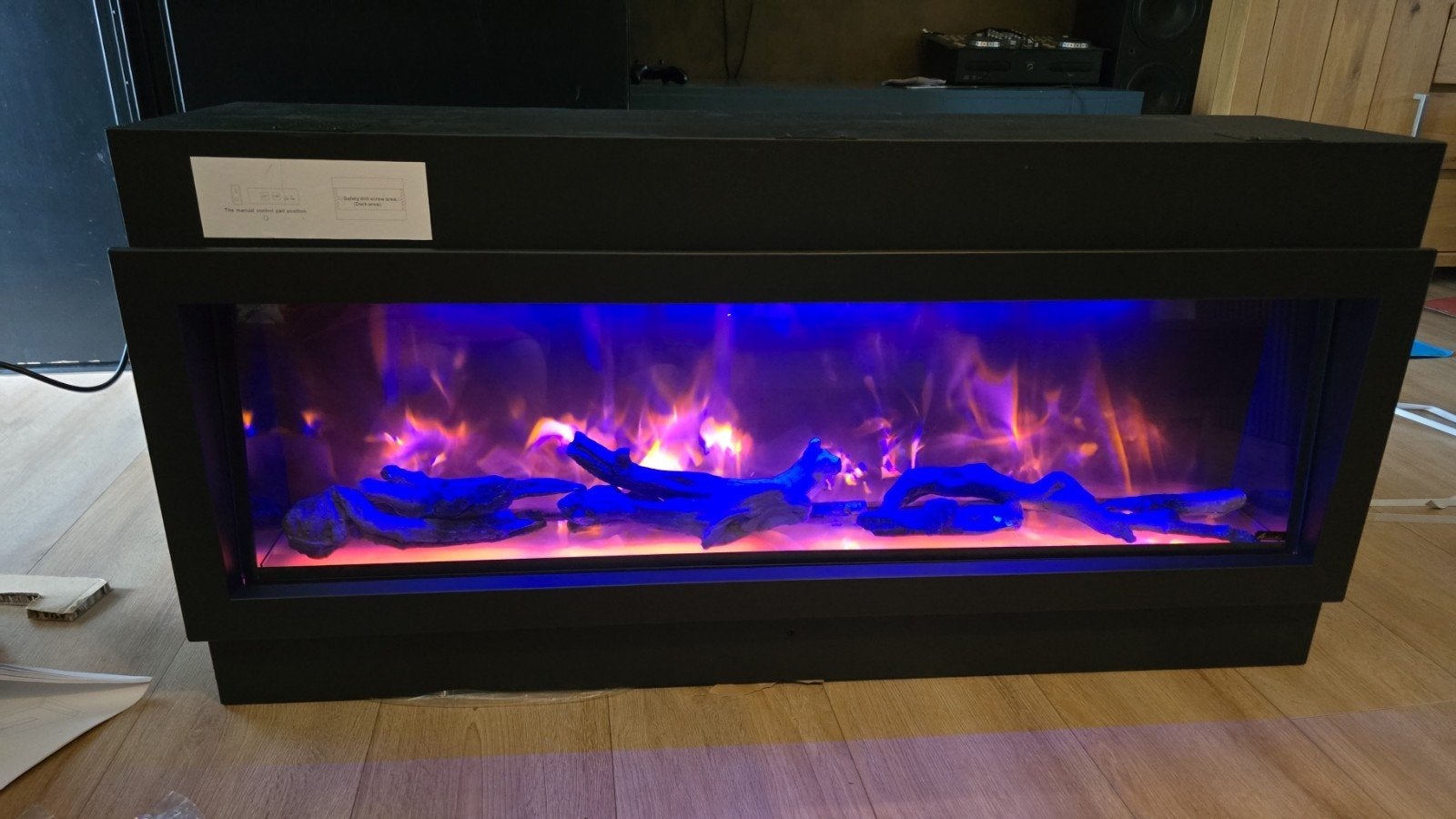 Amantii Remii BI-50-DEEP-OD Inbouw Sfeerhaard 50 inch, Elektrische haard, Amantii, Ophalen of Verzenden, Amantii
