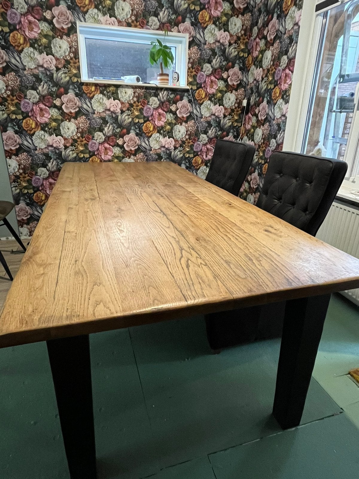Eettafel, Huis en Inrichting, Ophalen, Gebruikt, 200 cm of meer, 50 tot 100 cm