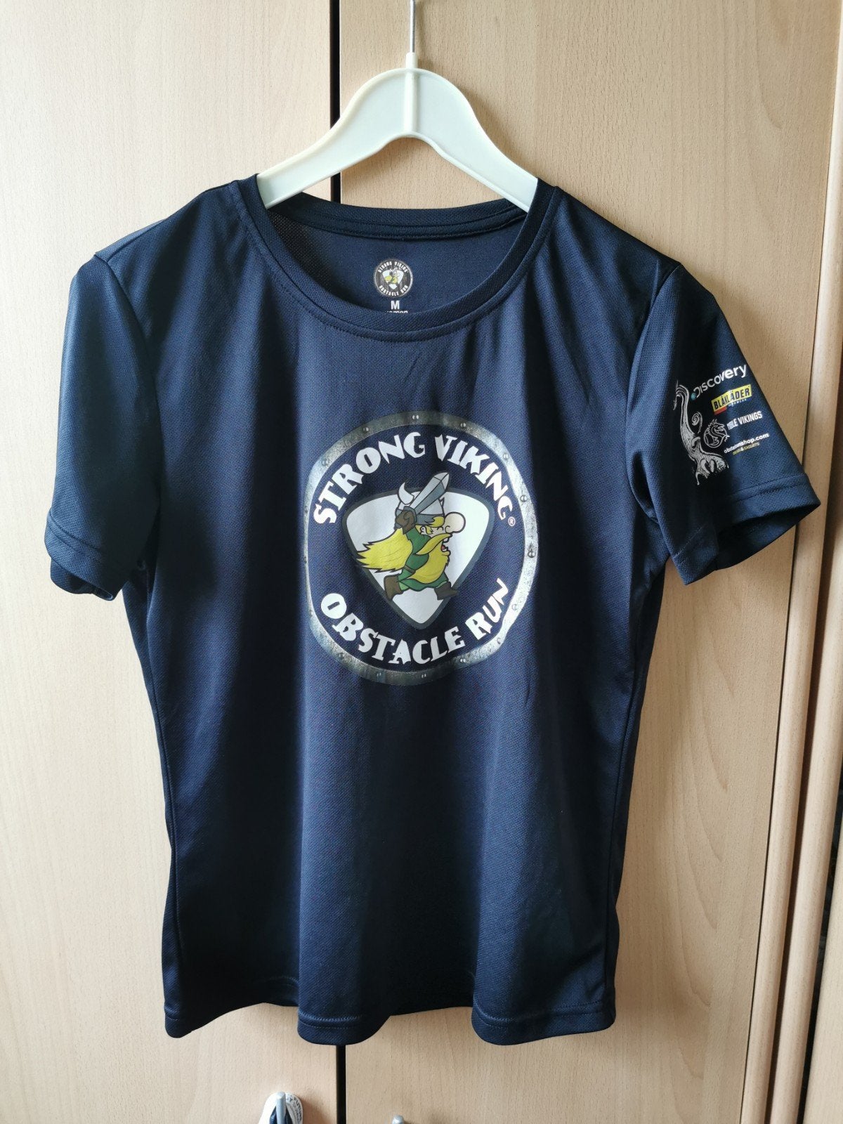 Strong Viking Finisher T-shirt - Maat M, Maat 38/40 (M), Zwart, Nieuw, Ophalen of Verzenden