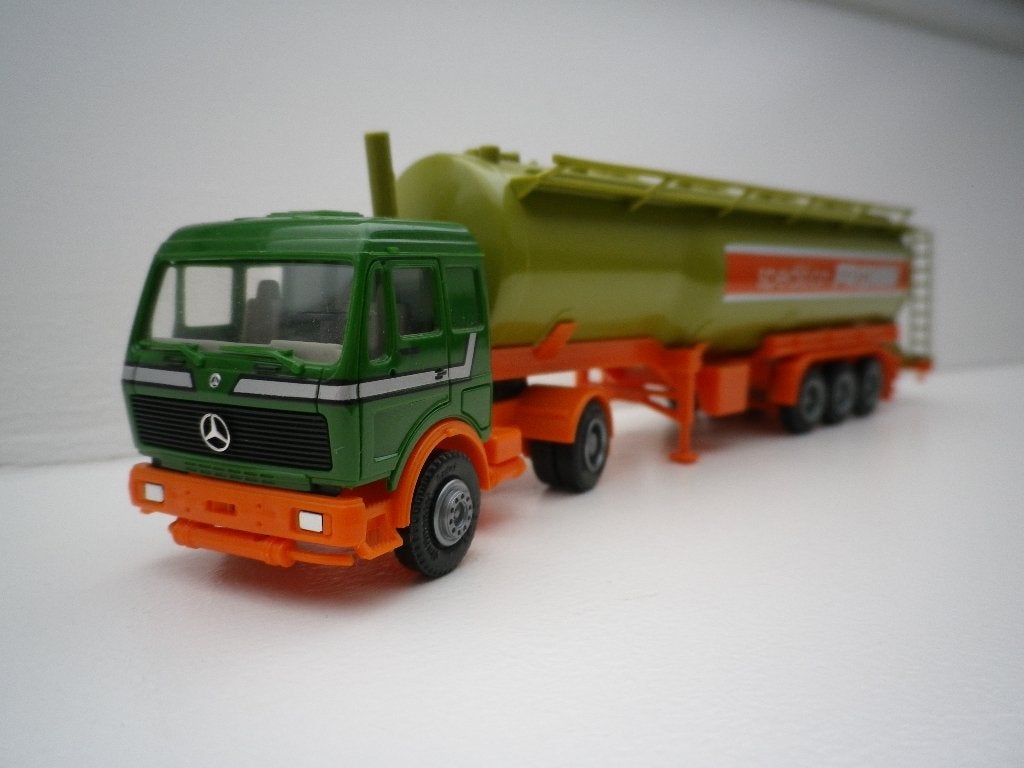 Herpa Mercedes NG Silotrailer Spedition Fromm, Ophalen of Verzenden, Zo goed als nieuw, Bus of Vrachtwagen, Herpa