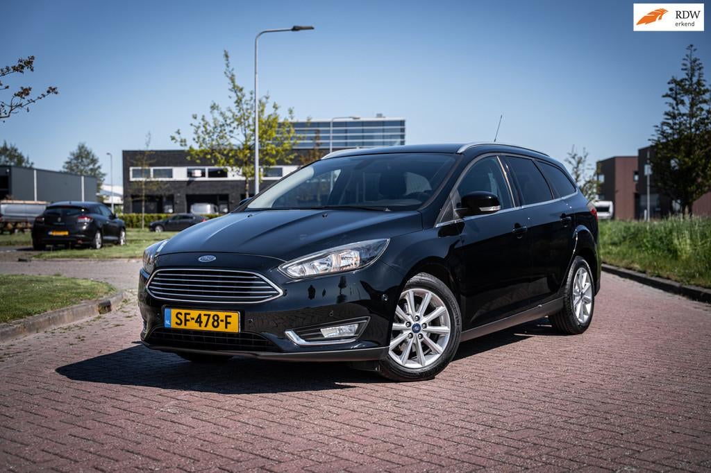 Ford Focus Wagon 1.0 Titanium, Auto's, Ford, Bedrijf, Te koop, Focus, ABS, Airbags, Airconditioning, Bluetooth, Boordcomputer