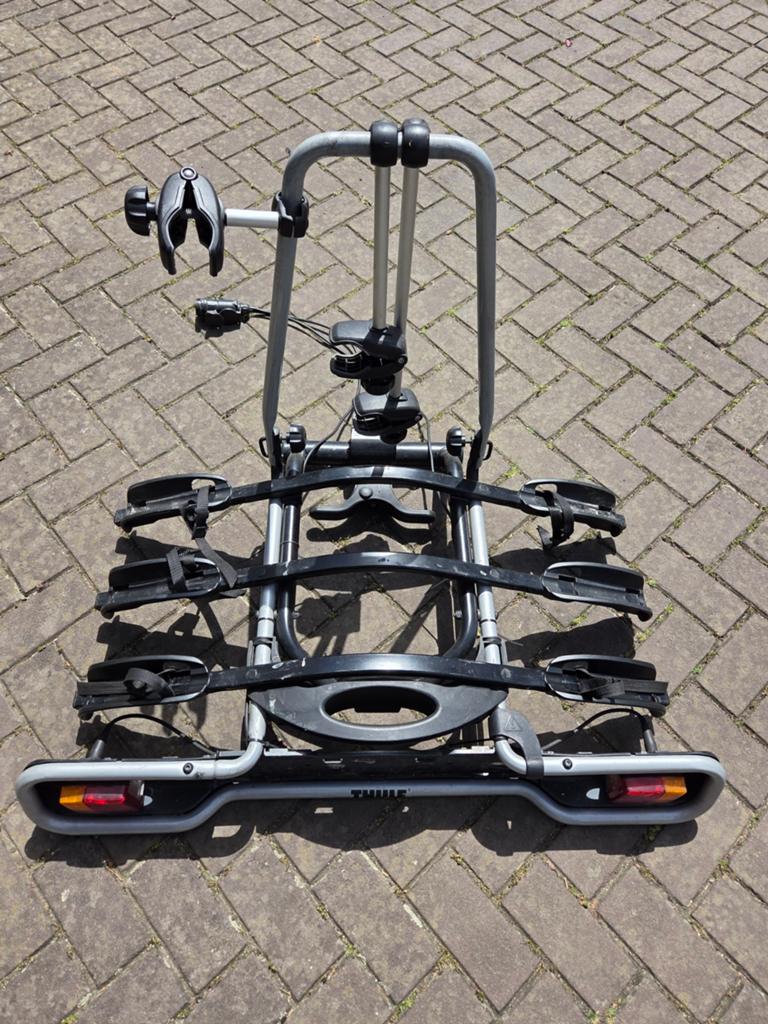 Thule EuroRide 943 fietsendrager voor 3 fietsen, 3 fietsen of meer, Gebruikt, Brede banden, Ophalen of Verzenden