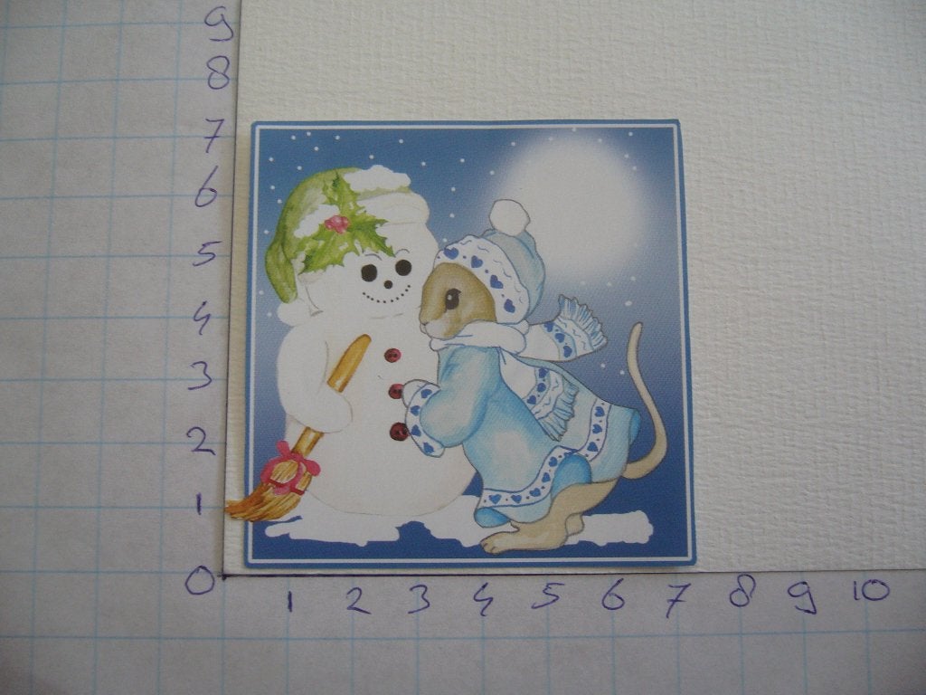 nr. 680 - uitgeknipt 3d plaatje kerst, Ophalen of Verzenden, Nieuw, Kerst, Knipvel